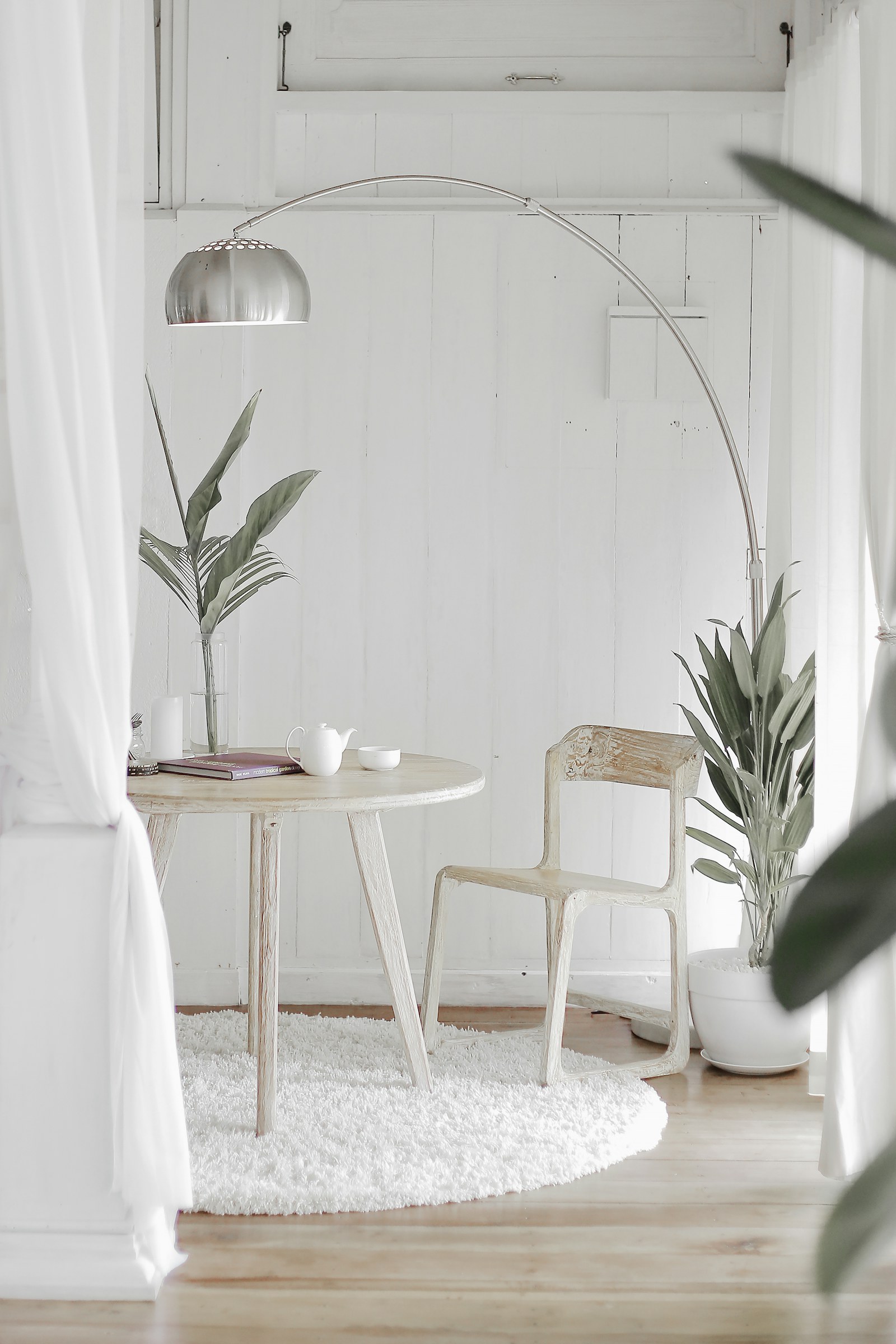 A calm kitchen with warm morning light